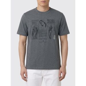 Brunello Cucinelli Men Brunello Cucinelli Printed Cotton T-Shirt
